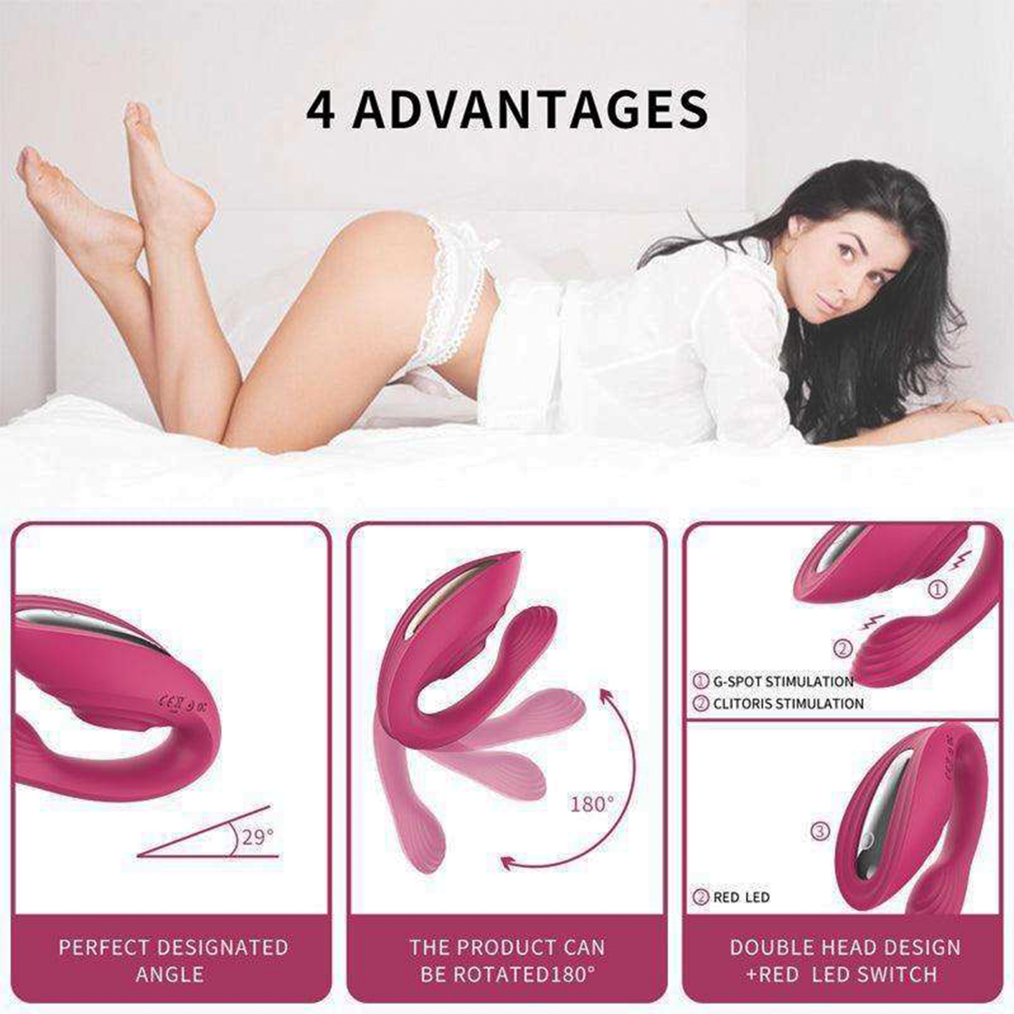Remote Control Female Flapping Vibrator Wearable Panty Masturbator Toys