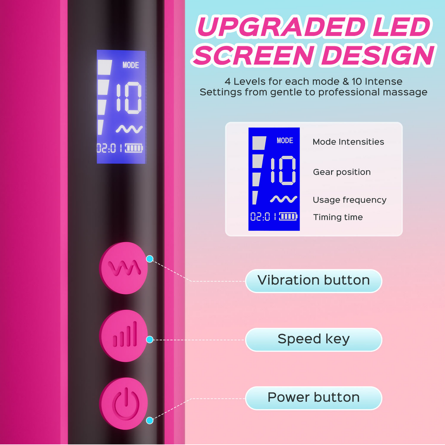 Small Large Silicone Japan Wand Massage Vibrator