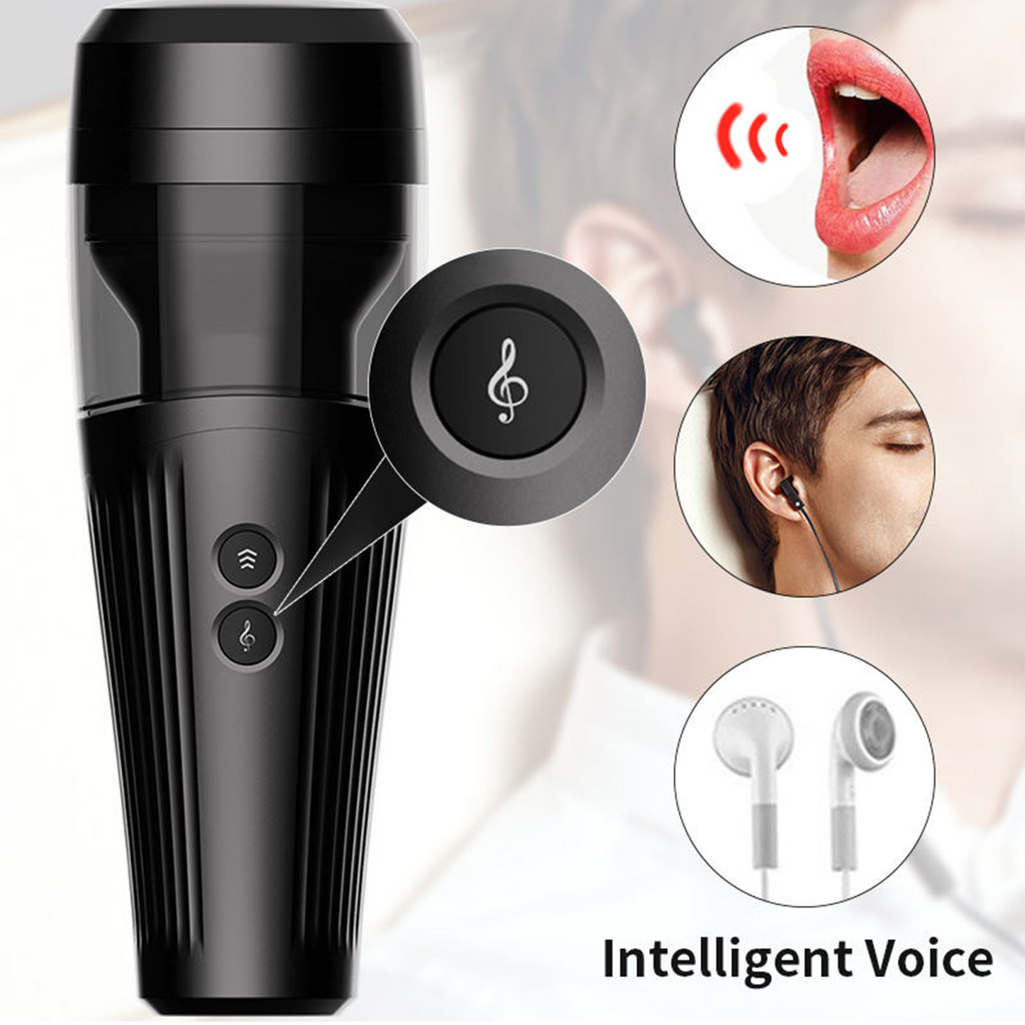 Advanced Retractable Artificial Vagina Male Masturbation Cup Vibrator