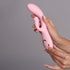 Double Head Vibrating G-point Clitor Stimulator Rabbit Vibrators for Women Pleasure Wand Massager Female Masturbator