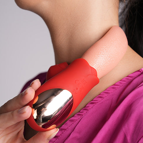 3 in 1 Lifelike Realistic Tongue Licking Vibrator G-spot Nipple Double Stimulator Sucking Vibrators Adult Sex Toys for Women