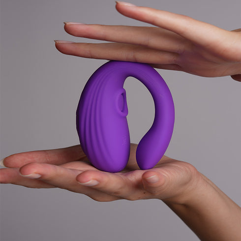 Remote Control Female Wearable Masturbation Vibrator Vaginal Clitoral Stimulator G-Spot U Shaped Panty Vibrator for Women Couple