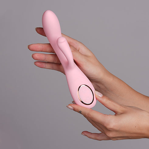 Double Head Vibrating G-point Clitor Stimulator Rabbit Vibrators for Women Pleasure Wand Massager Female Masturbator