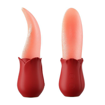 Realistic Tongue Licking Sucking Vibrators G Spot Clitoris Stimulator