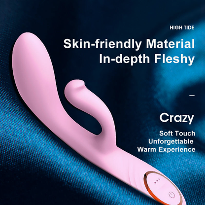 Double Head Vibrating G-point Clitor Stimulator Rabbit Vibrators