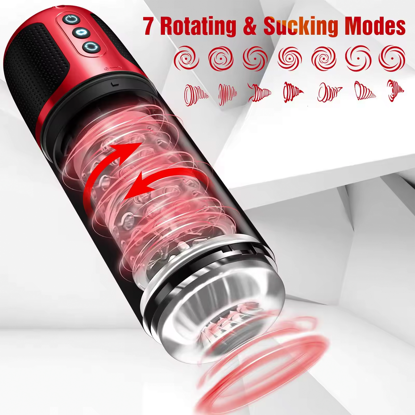 Automatic Telescopic Rotating Masturbation Device Men'S Exercise Masturbation Device