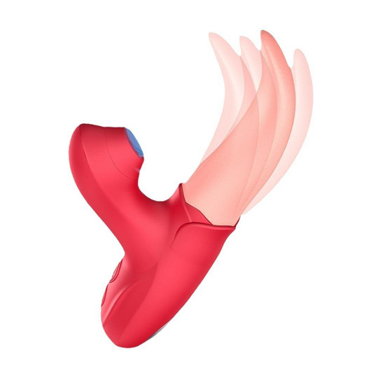 Realistic Tongue Licking Sucking Vibrators G Spot Clitoris Stimulator