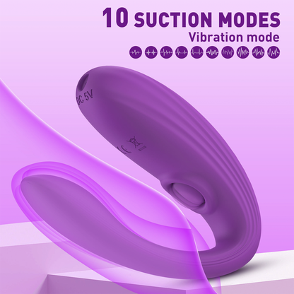 U Shaped Wearable Panty Vibrator Wireless Remote Control Dual Stimulation G Spot
