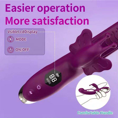 Double Stimulation Vibrator Anal Dildo for Man Sex Toys Adult Ring With Remote Control