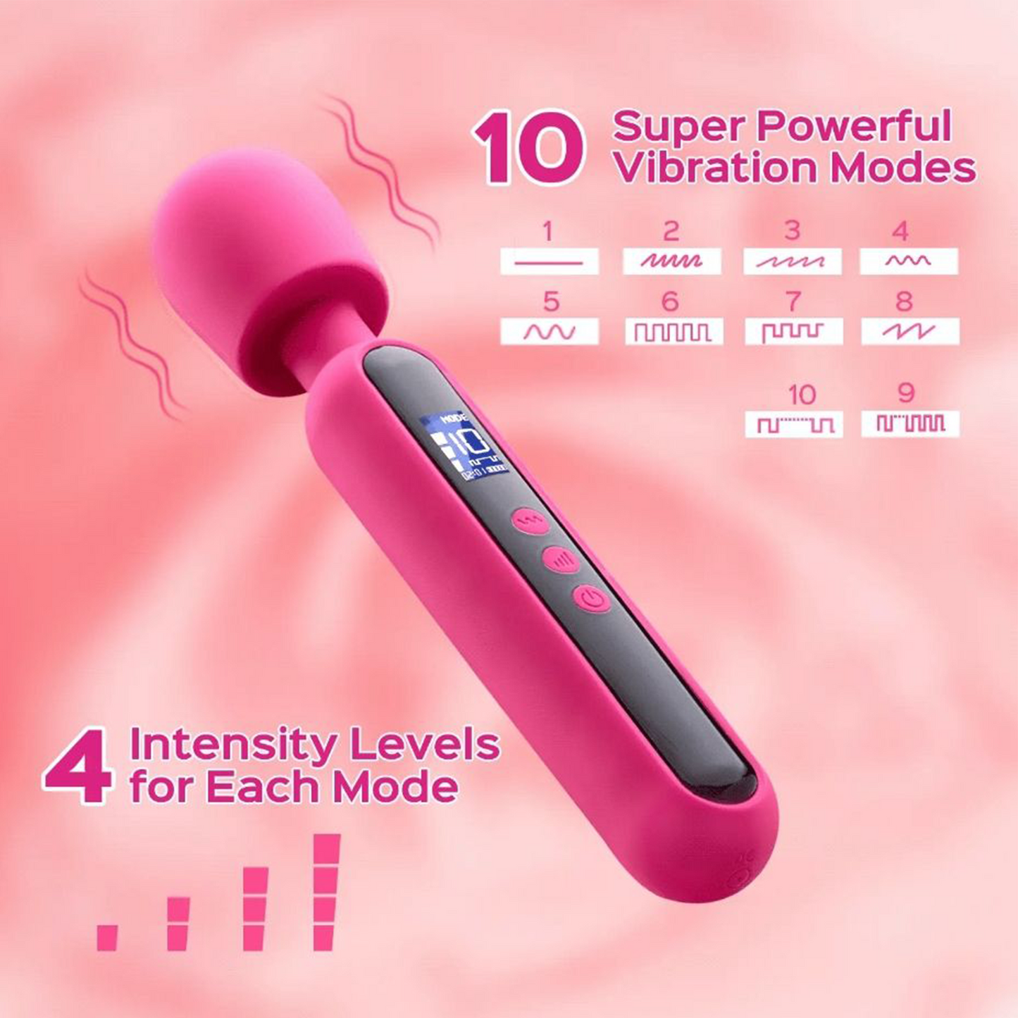 Small Large Silicone Japan Wand Massage Vibrator