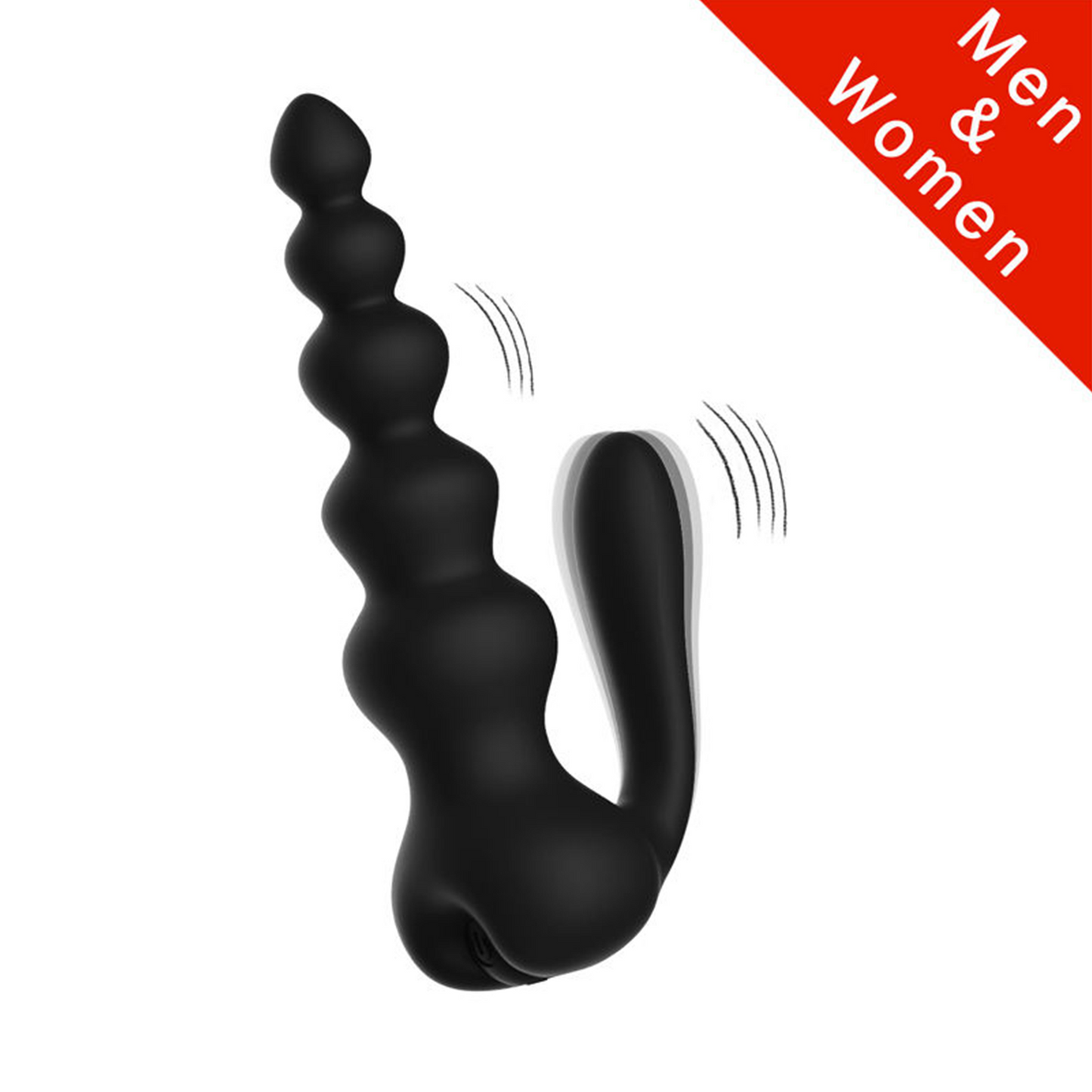 10-Speed Anal Beads Vibrator Butt Plug
