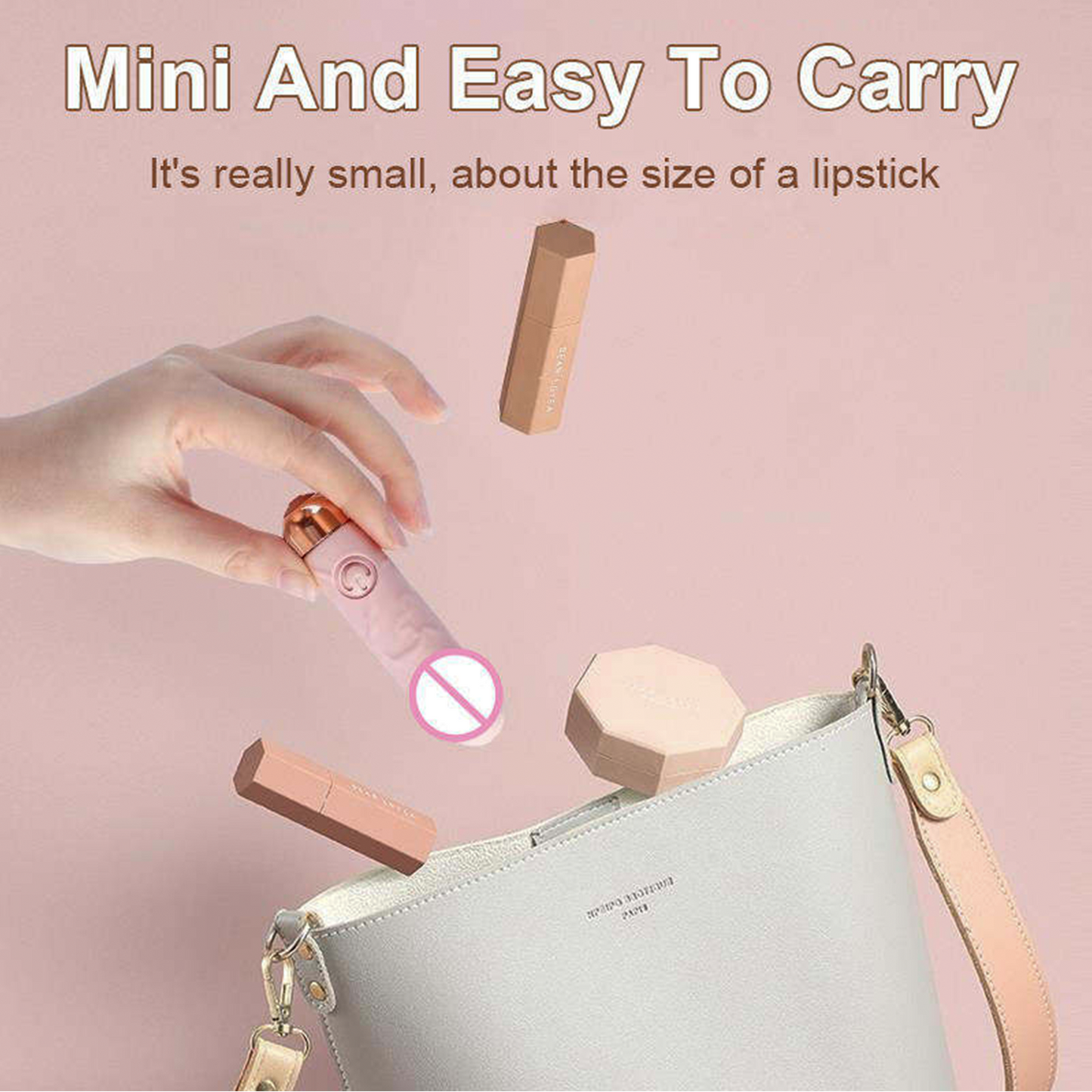 Handheld Pocket Massagers Realistic Dildo Skin-Friendly Silicone Mini Adult Sex Toys